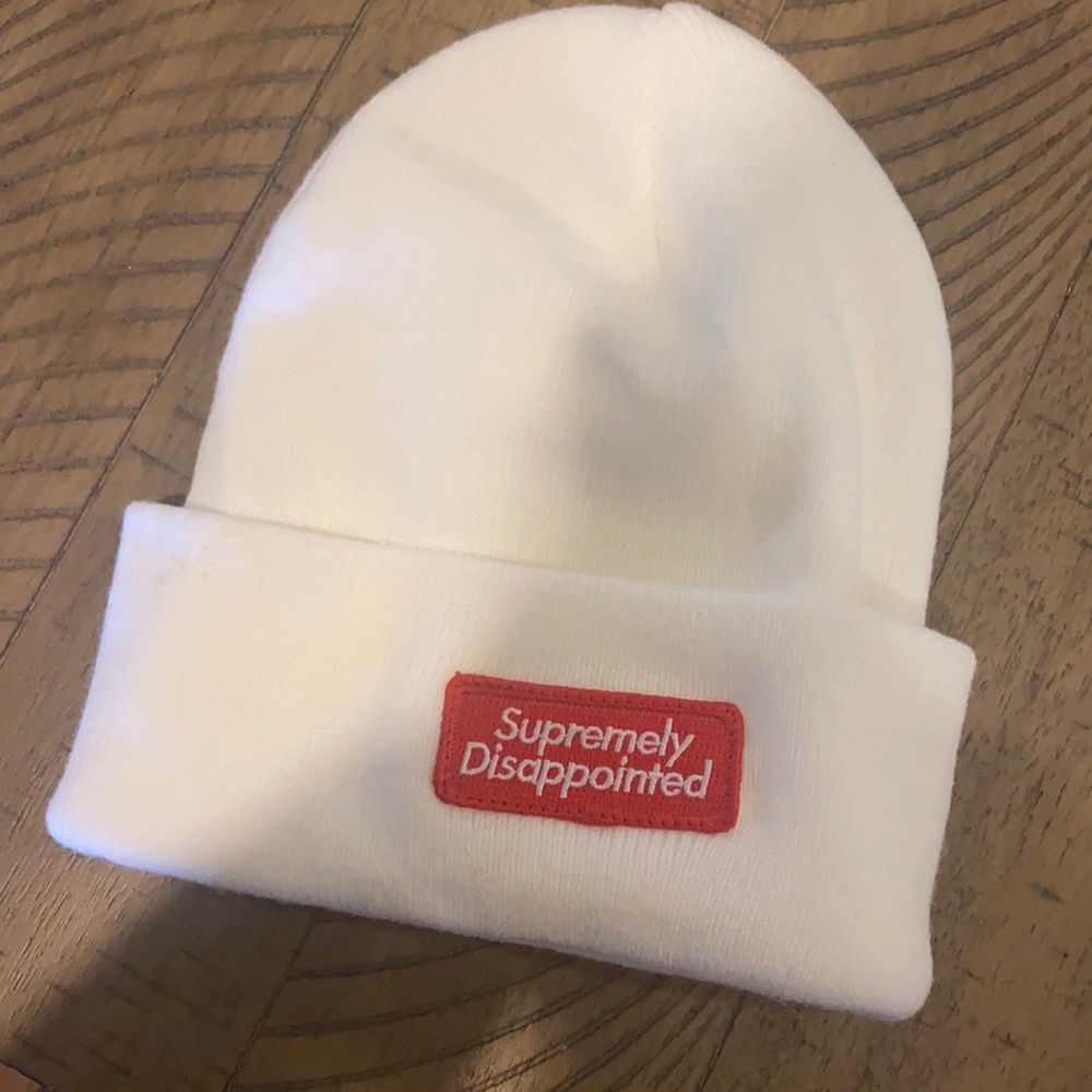 Supremely disappointed beanie